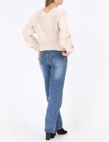 Bluza Pieces, crem