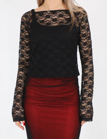 Bluza Noisy May, negru Negru