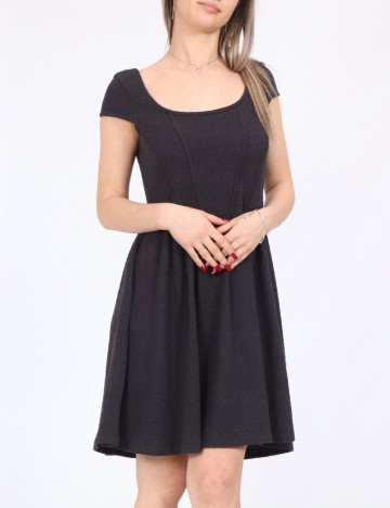 Rochie scurta Noisy May, gri inchis