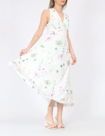 Rochie medie SHEIN, alb Alb