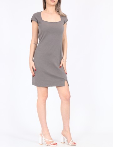 Rochie scurta Noisy May, gri
