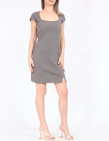 Rochie scurta Noisy May, gri