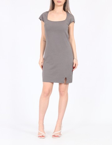 Rochie scurta Noisy May, gri