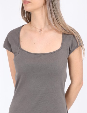 Rochie scurta Noisy May, gri