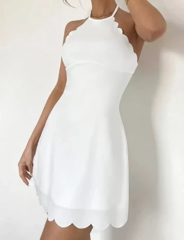 Rochie scurta SHEIN, alb