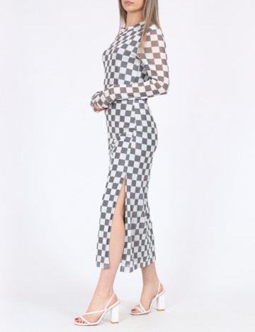 Rochie lunga Noisy May, gri