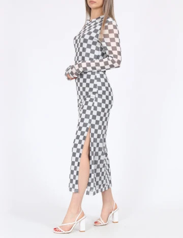 Rochie lunga Noisy May, gri