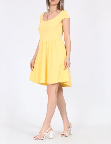 Rochie scurta Noisy May, galben