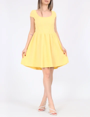 Rochie scurta Noisy May, galben