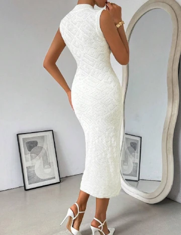 Rochie medie SHEIN, alb Alb