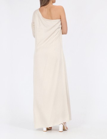 Rochie lunga Vila, crem
