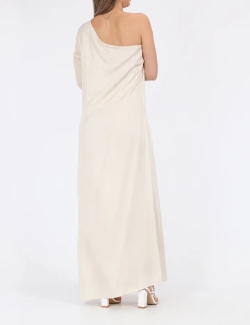 Rochie lunga Vila, crem