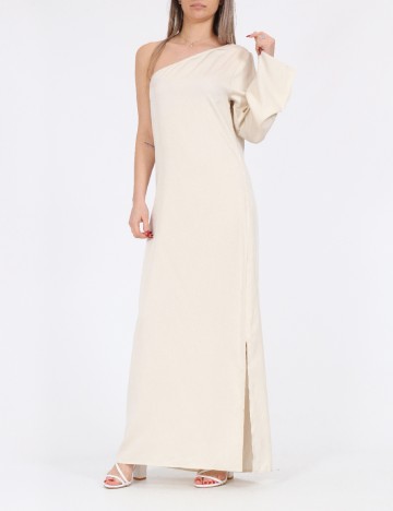 Rochie lunga Vila, crem
