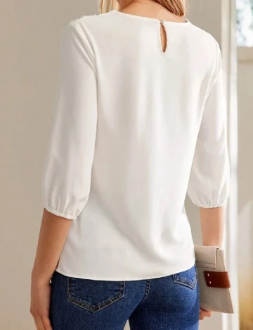 Bluza MOTF, alb