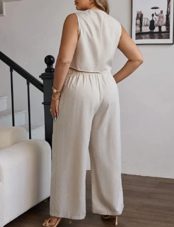 Compleu SHEIN CURVE, bej Crem