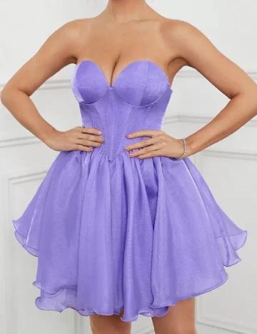 Rochie scurta SHEIN, mov