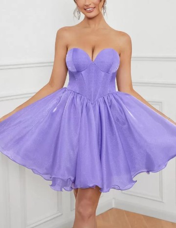 Rochie scurta SHEIN, mov