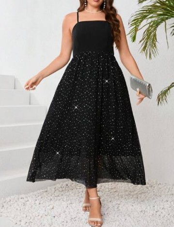Rochie lunga SHEIN CURVE, negru