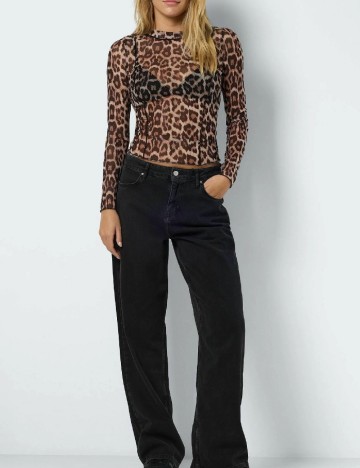 Bluza Noisy May, animal print