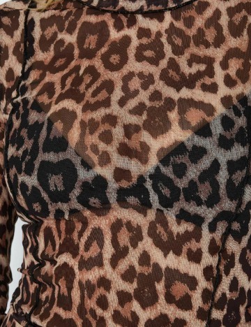 Bluza Noisy May, animal print