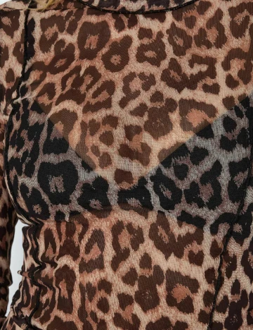 Bluza Noisy May, animal print