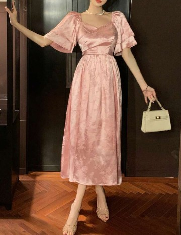 
						Rochie medie Dazy, roz