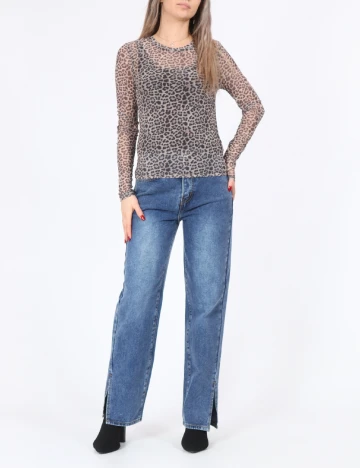 Bluza Noisy May, animal print