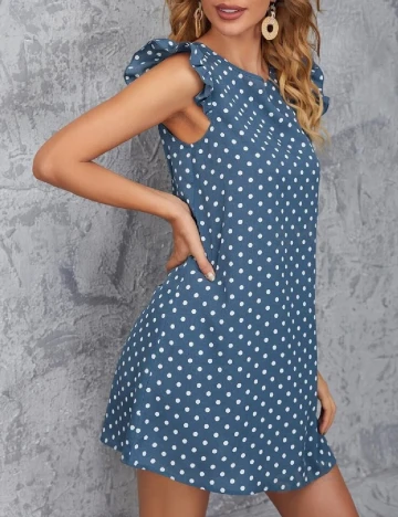 Rochie scurta SHEIN, albastru