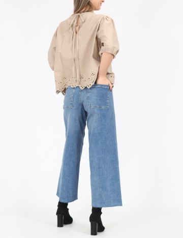 Bluza Pieces, maro