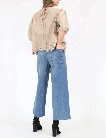 Bluza Pieces, maro