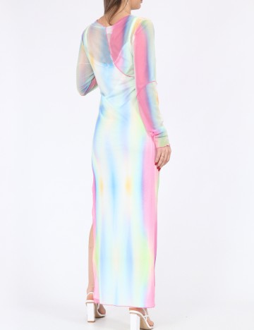 Rochie lunga Noisy May, mix culori