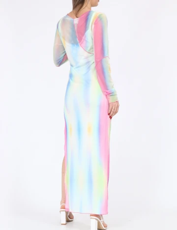 Rochie lunga Noisy May, mix culori