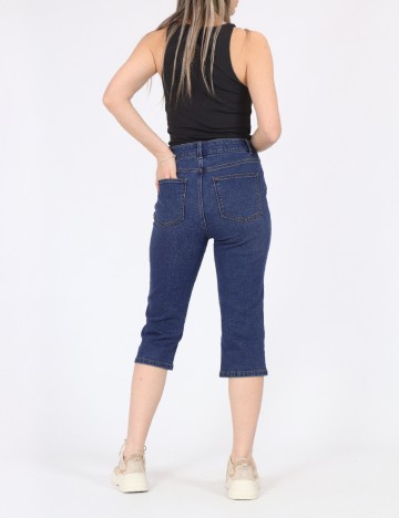 Pantaloni trei sferturi Noisy May, albastru
