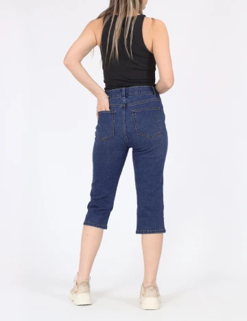 Pantaloni trei sferturi Noisy May, albastru