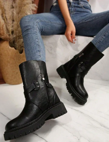 Ghete SHEIN, negru Negru
