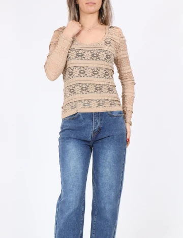 Bluza Only, crem