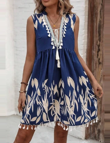 Rochie scurta SHEIN, albastru