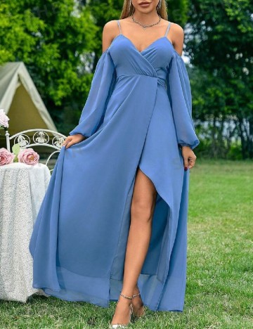 Rochie lunga SHEIN, albastru
