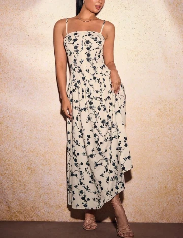 Rochie lunga SHEIN, crem