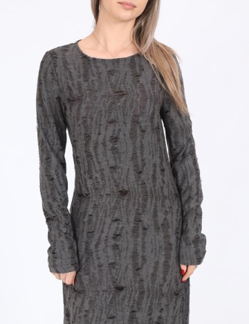 Rochie lunga Noisy May, gri