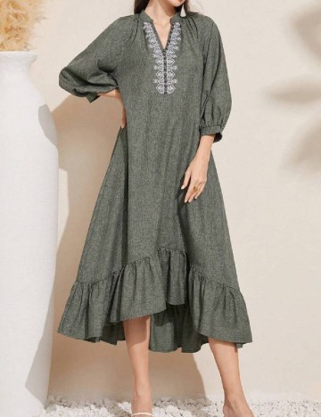 Rochie medie SHEIN, verde