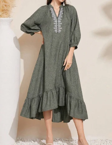 Rochie medie SHEIN, verde