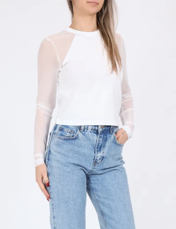Bluza Noisy May, alb