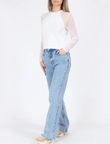Bluza Noisy May, alb