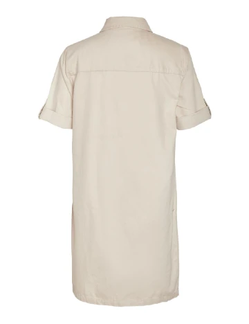 Rochie scurta Noisy May, crem