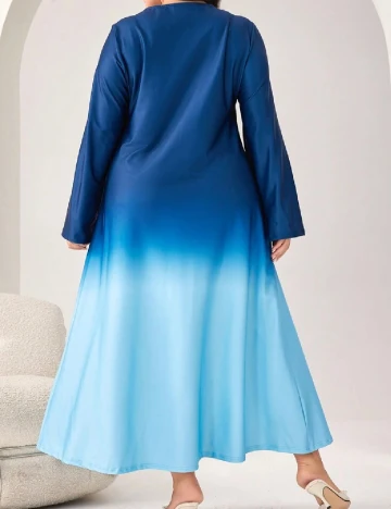 Rochie lunga SHEIN CURVE, albastru
