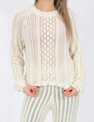 Bluza Noisy May, crem