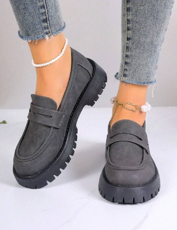 
						Mocasini SHEIN, gri