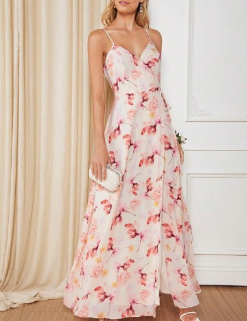 Rochie lunga SHEIN, floral print