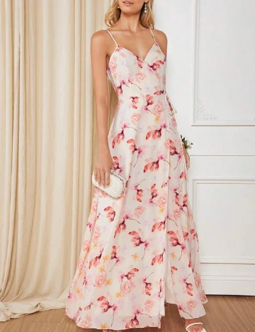 Rochie lunga SHEIN, floral print